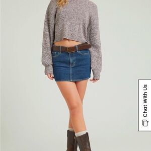 Pacsun Denim Skirt NWT
